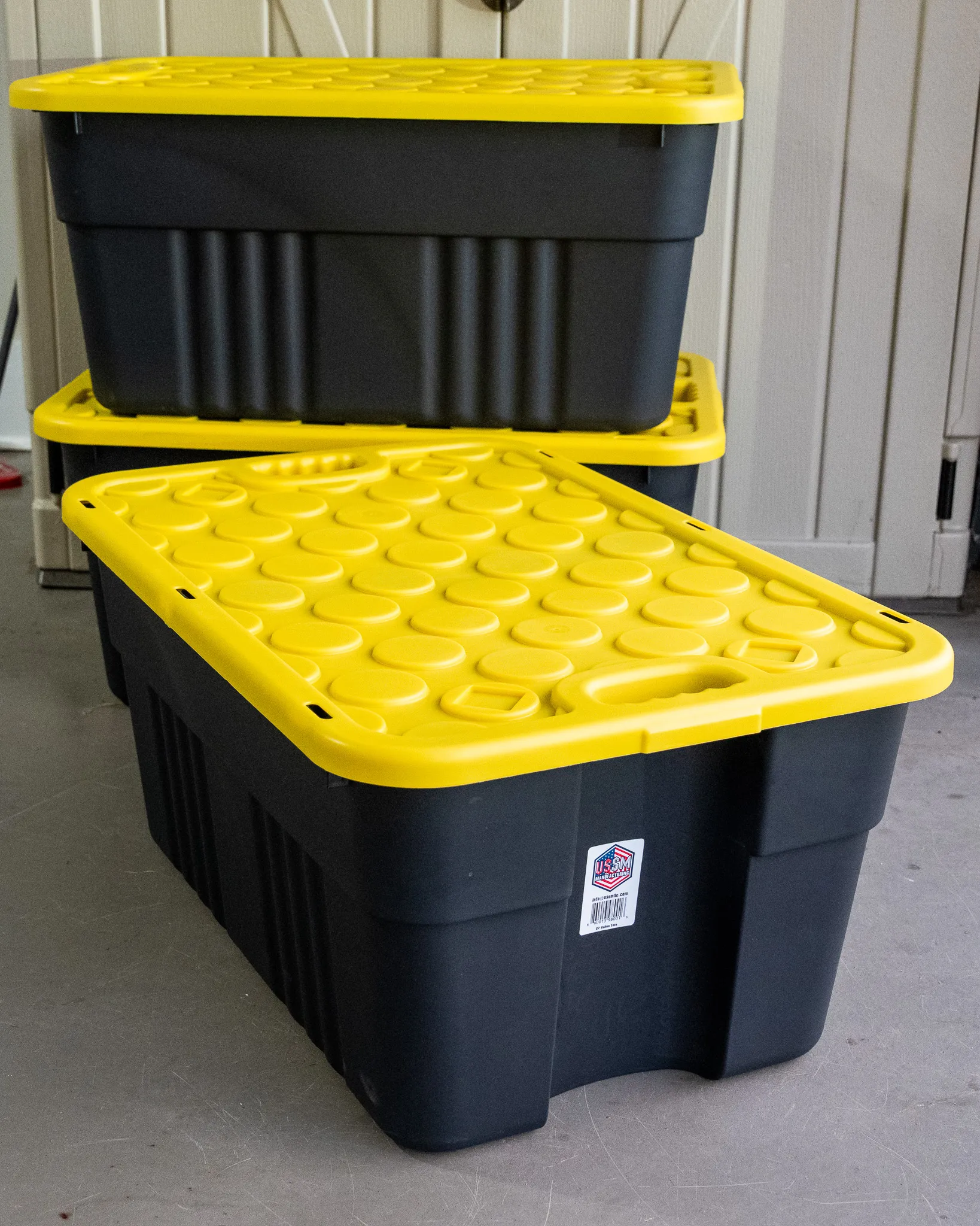 Heavy-Duty 27-Gallon Storage Tote